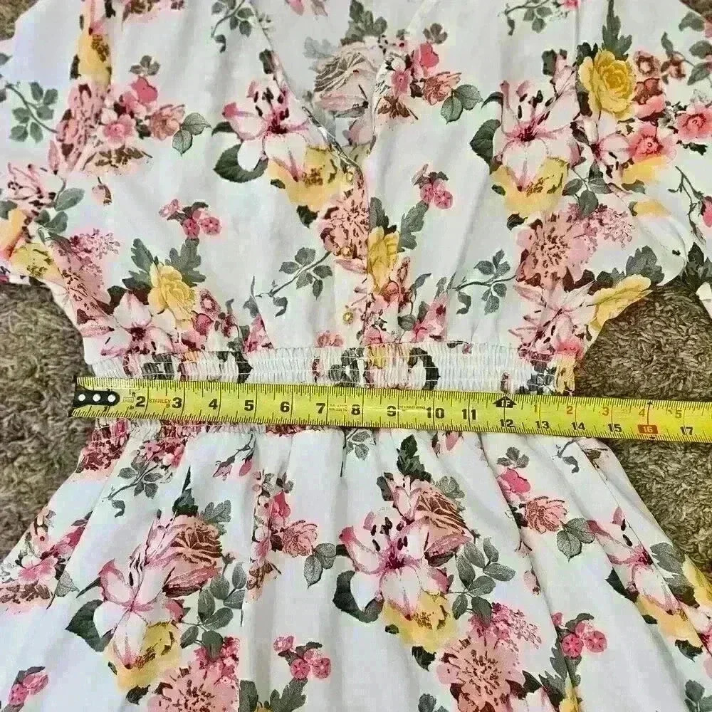 Stella Tweed Womens Floral Garden Flowy XL Dress - Picture 6 of 6